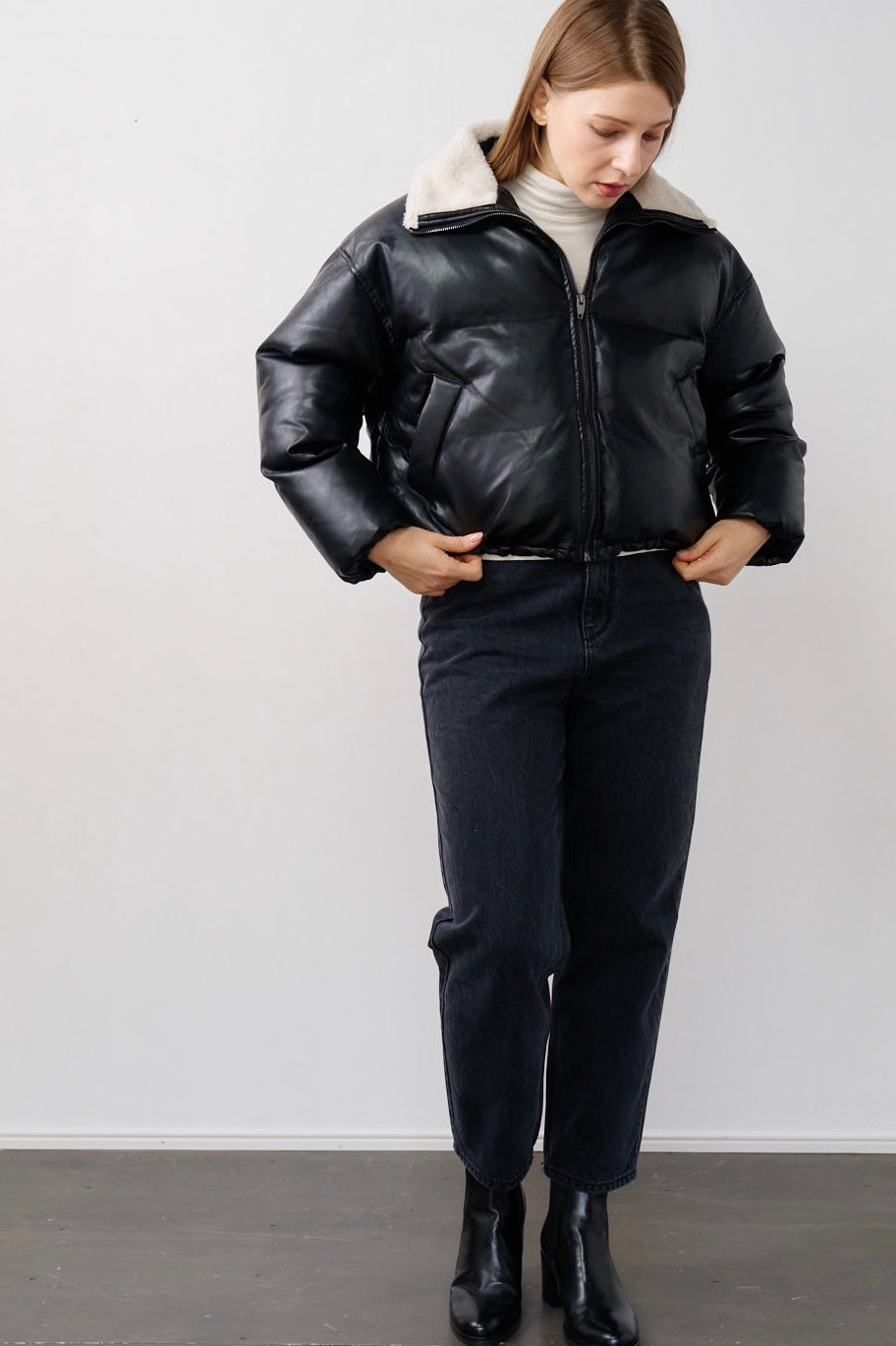 レザーダウンジャケット – DALI GOAT