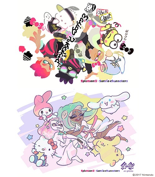 スプラトゥーン2×サンリオキャラクターズ コラボグッズ第2弾