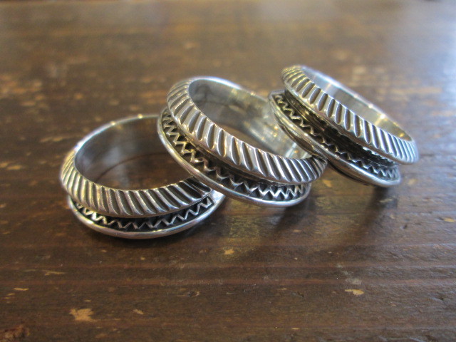 Lyle Secatero ライルセカテロ ダブルトライアングルリング - FOUR