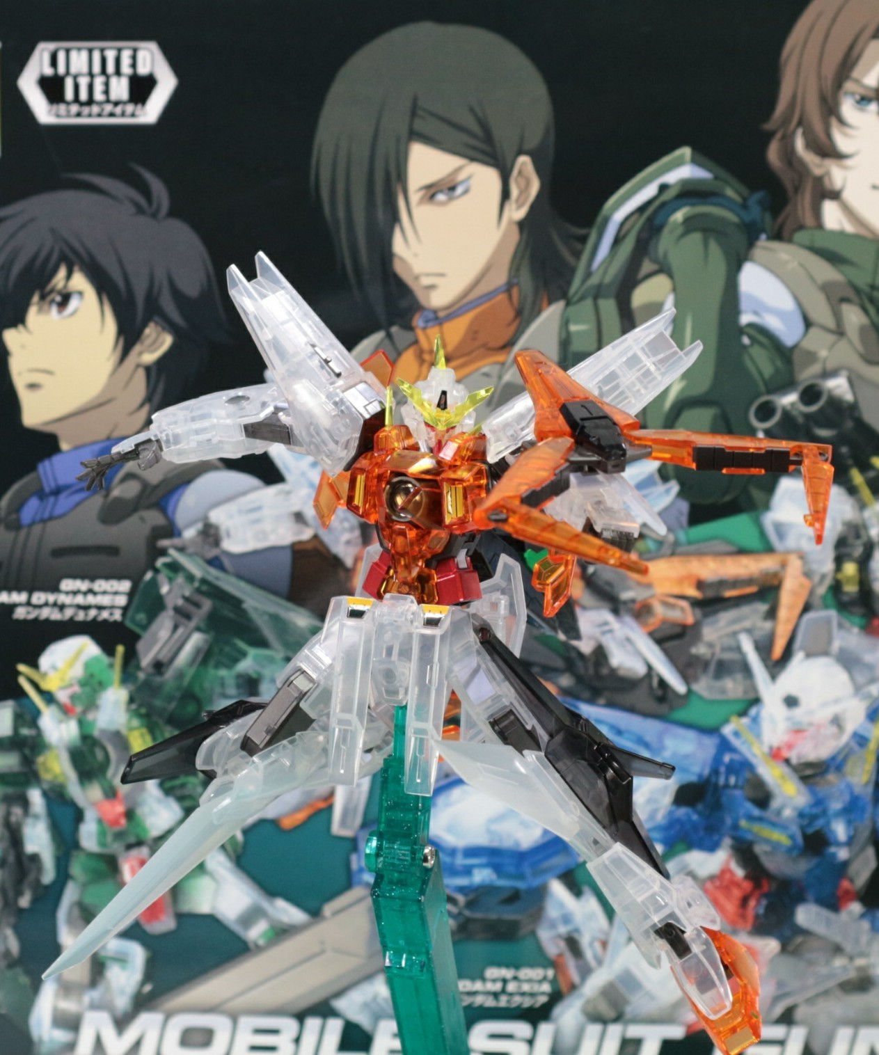 HG 1/144 「機動戦士ガンダム00」1st Season MSセット [クリアカラー