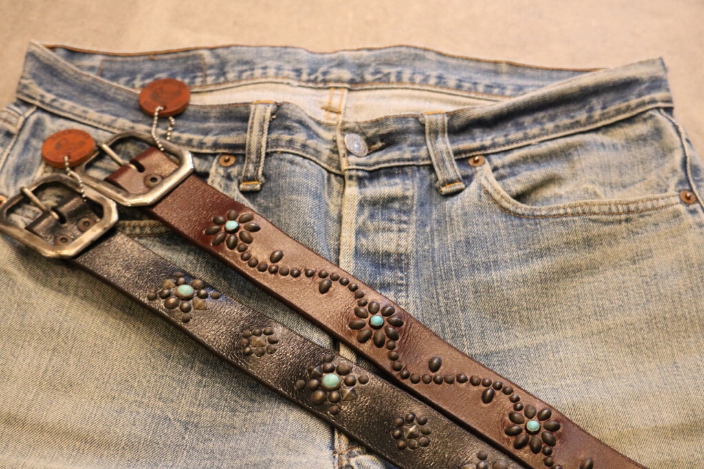 OLD STUD レザースタッズベルト!! | 上質かつ高感度な大人のスタイルを