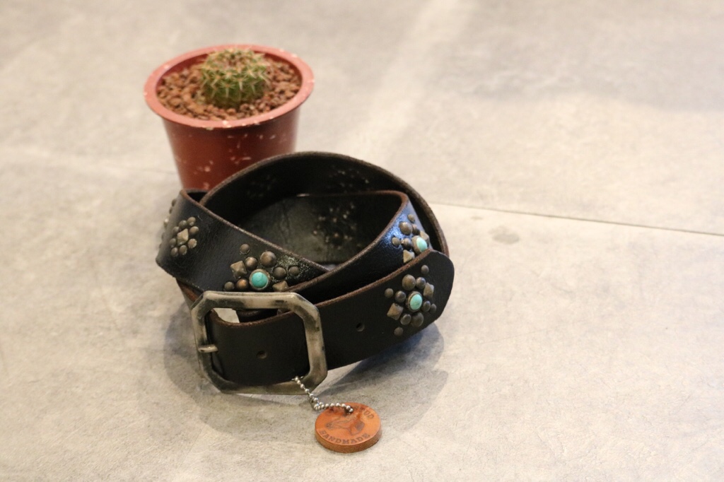 OLD STUD レザースタッズベルト!! | 上質かつ高感度な大人のスタイルを