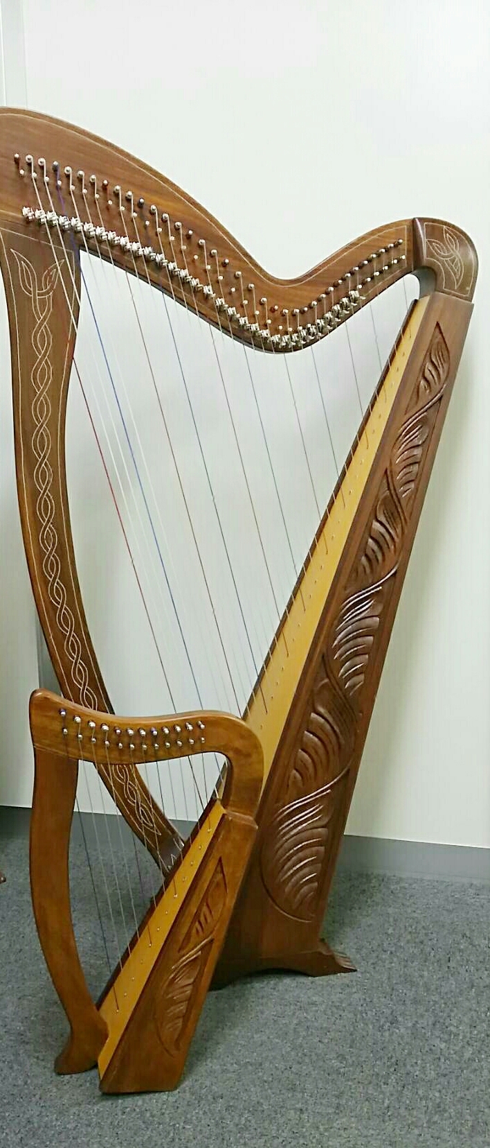 ナチュラルウッド 29弦ハープ 本体