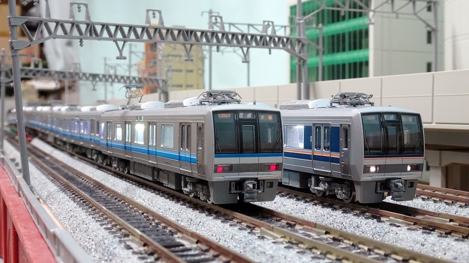 207系1000番台 新塗装と旧塗装 - ビスタ模型鉄道（エヌゲージ日記）