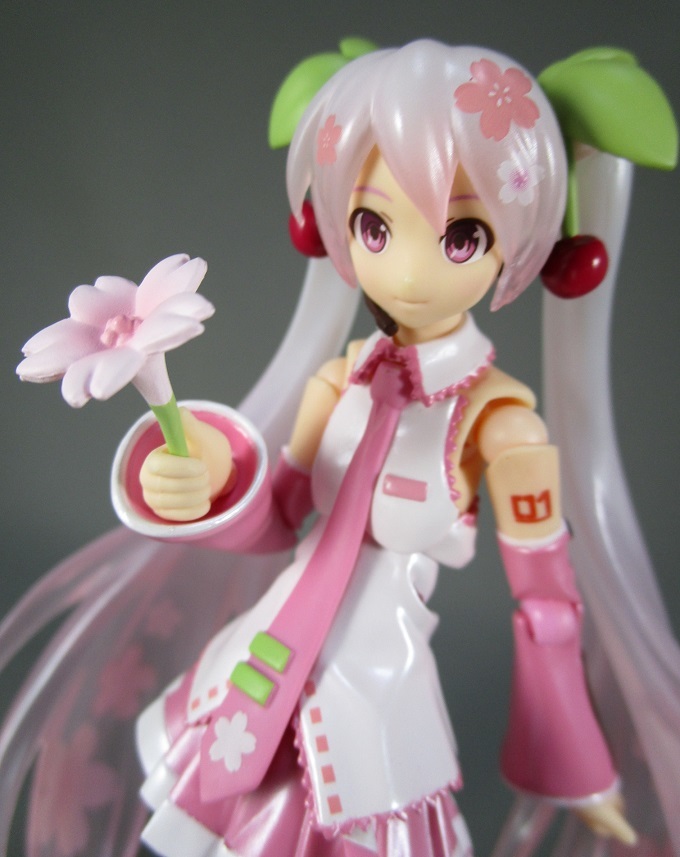 さくら企画2021 玩具レビュー figma 桜ミク + 桜ミクグッズ2021 - 金の