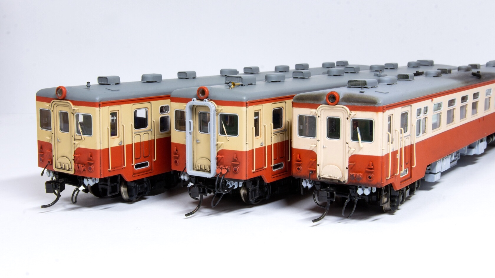 天賞堂のキハ10系列をいじる(2) - (16番)天賞堂キハ17系加工