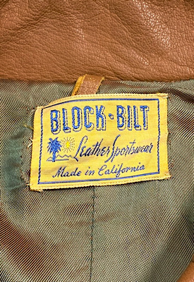 40s BLOCK BILT LEATHER SPORTS JACKET. | 古着屋【True vintage