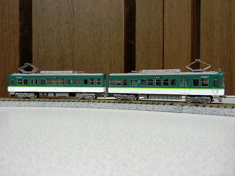 鉄コレ京阪大津線600系と700系をN化しました。 - 鉄道が好きなおやじの