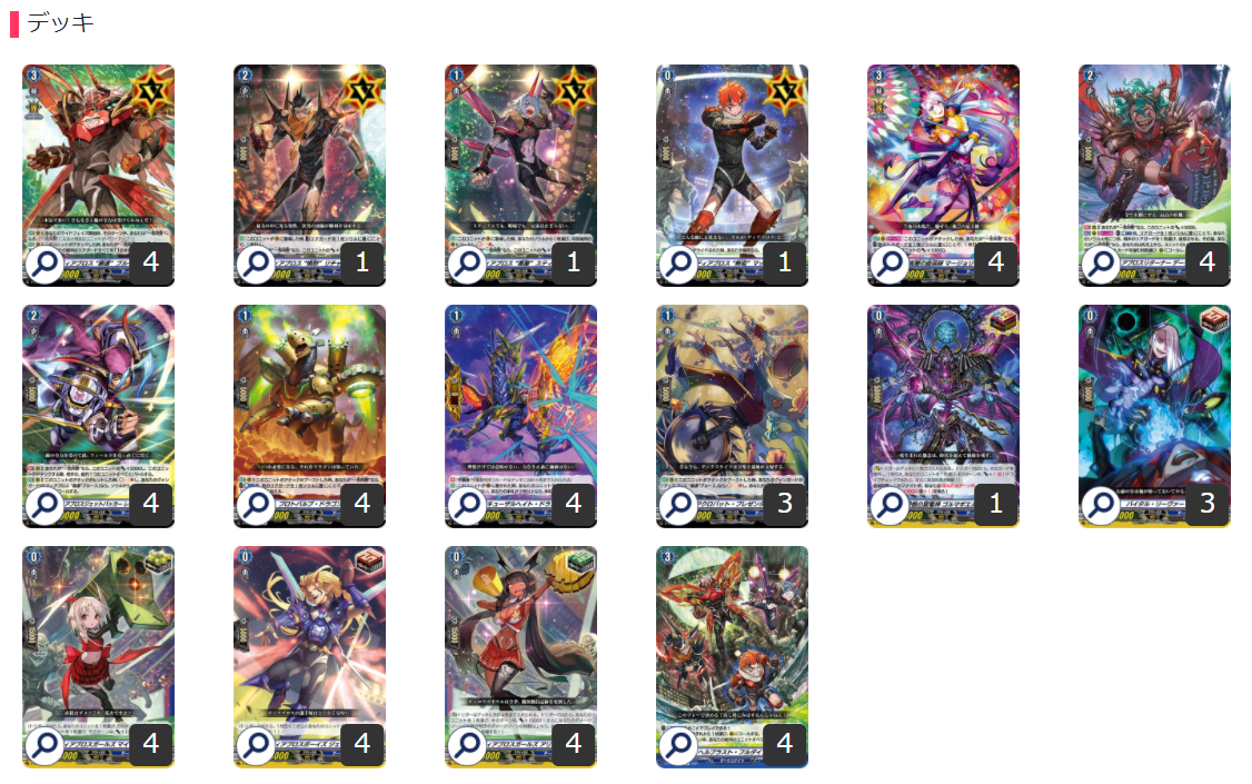 ヴァンガード ゾルガネイダール デッキ ヴァンガード ゾルガ