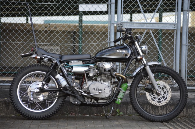 XS650シートとホイールインチ変更 | AN-BU CUSTOM MOTORS
