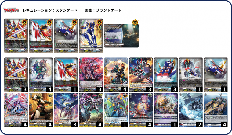 カードファイト!! ヴァンガード ディアデイズ2 ブラントゲートのデッキ