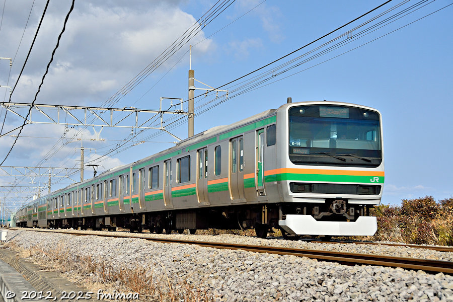 E231系1000番台 東海道線（更新車） 入線 - ナマケモノ写真館