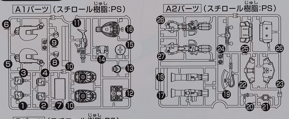 BB戦士 機動戦士ガンダム ジオン公国軍MSセット レビューその1 ザク編