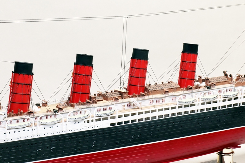 1/350 ルシタニア号の製作⑧ 完成！ | 何時になったら出来るやら？