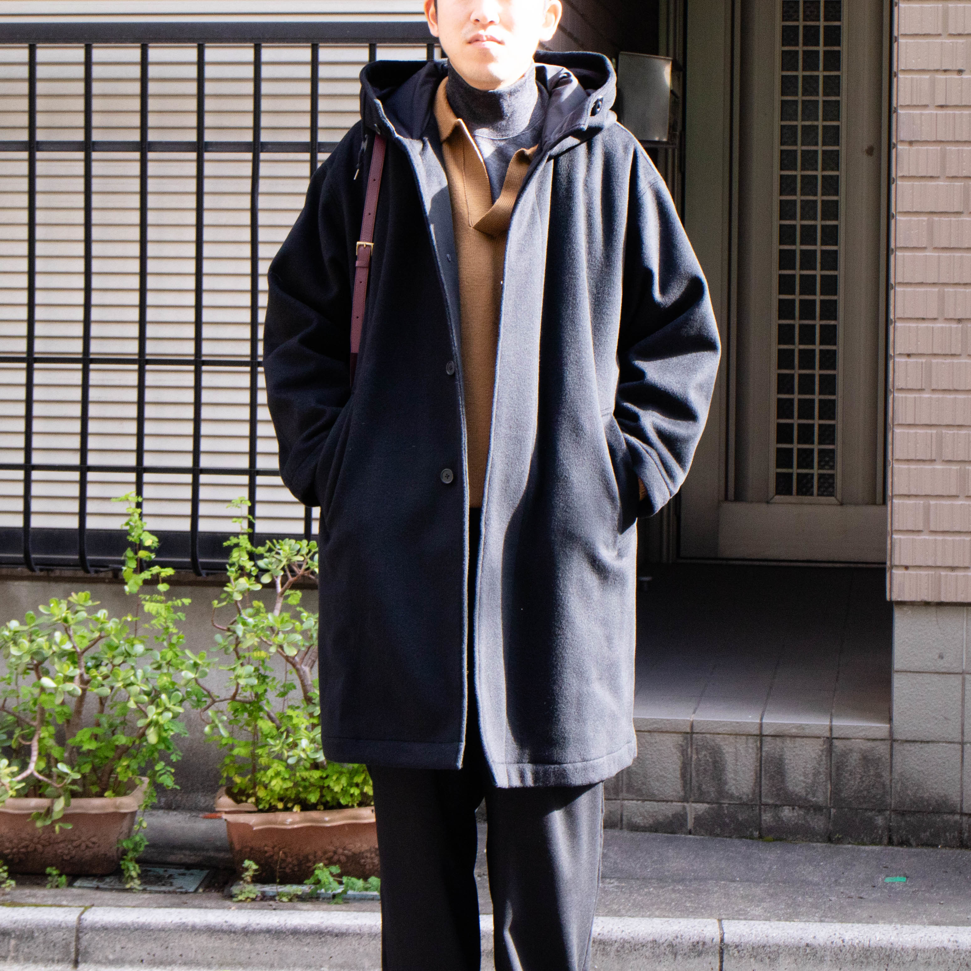 STILL BY HAND（スティルバイハンド）/ 二重織フードコート 「CO02234