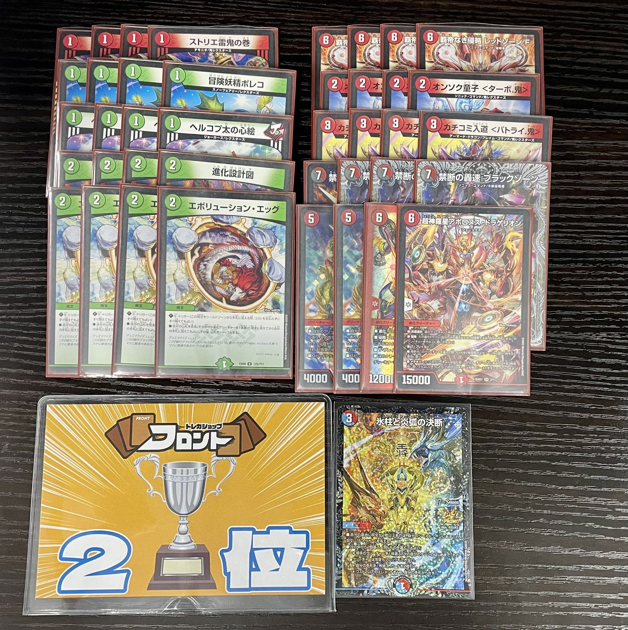 デュエマ オリジナルCS】「0カロリーフロントCS(2025/7/2)」結果