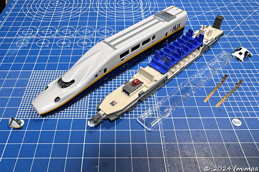 E4系新幹線「Max」入線整備 その1 - ナマケモノ写真館