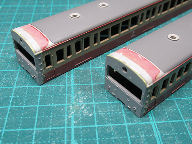 顔移植 ～西武鉄道411系（2次車）のNゲージ鉄道模型 - MiOの避難所