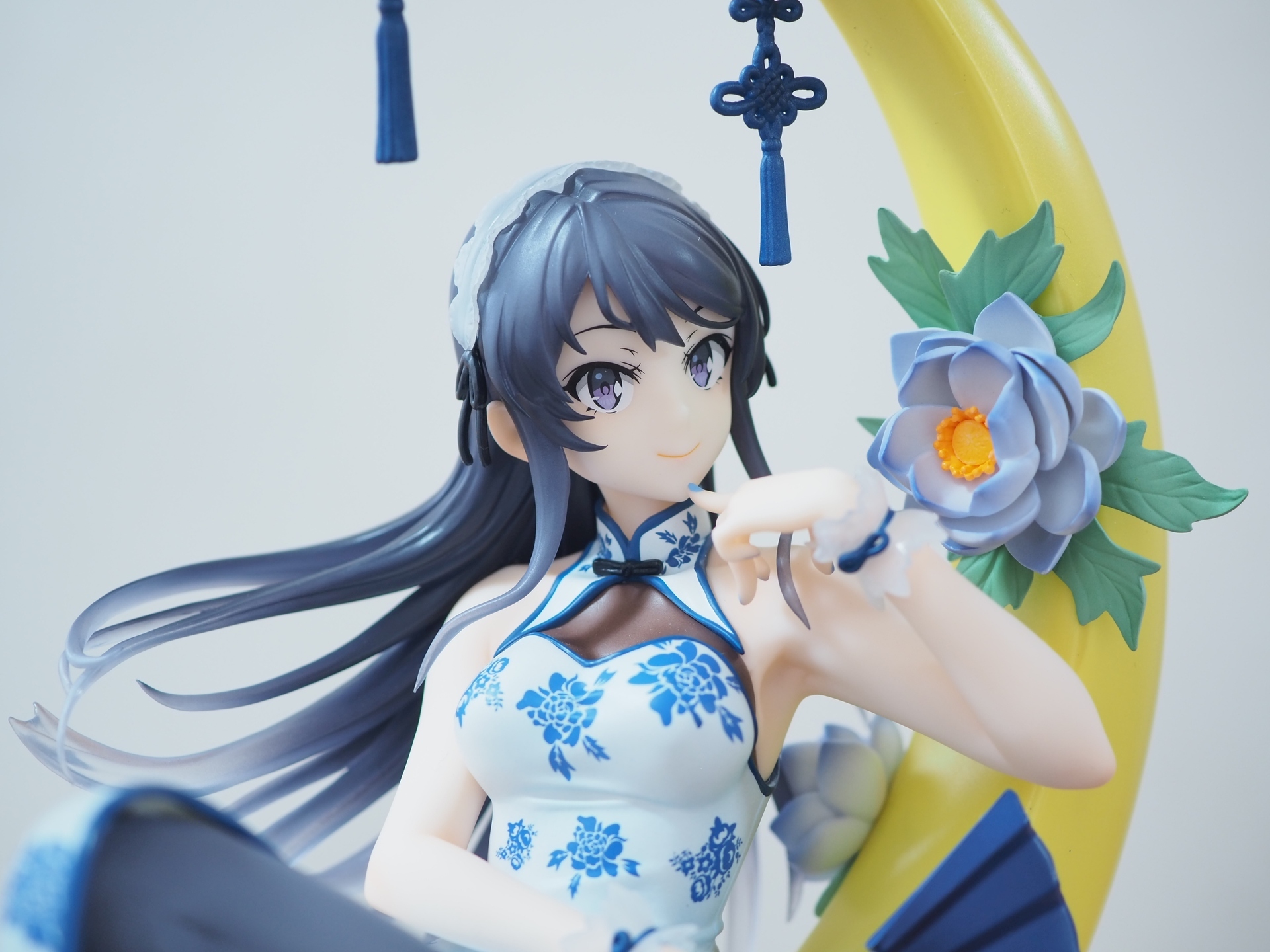 □スピリテイル「1/7 桜島麻衣・白チャイナドレスver.」フィギュア徹底