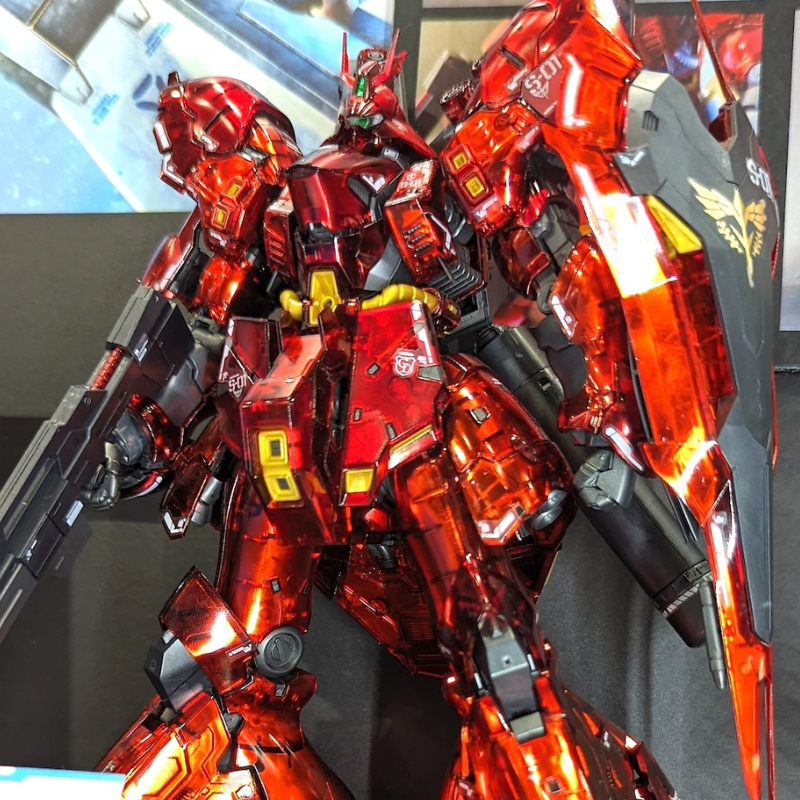 RG 1/144 ガンダムベース限定 サザビー [メカニカルコアメッキ]の完成