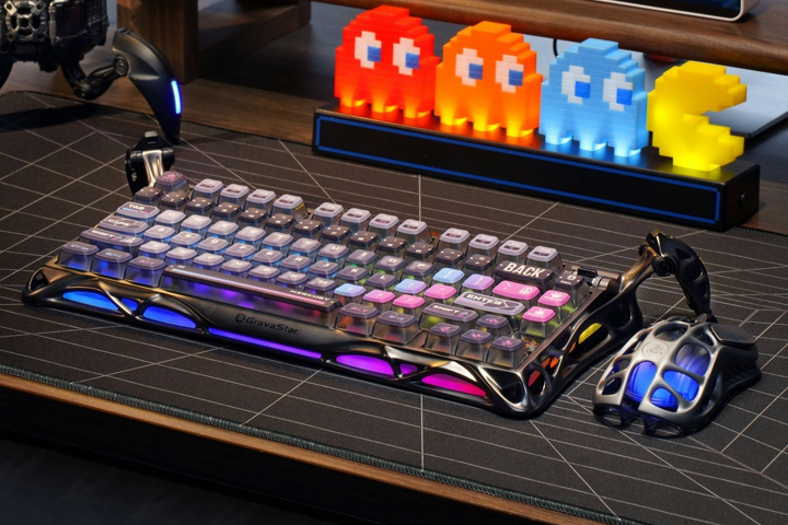 GravaStar、マウスと同じくエグいデザインの75％メカニカルゲーミング