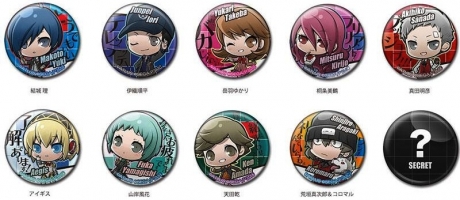 P3＆P4G でふぉめmini トレーディング缶バッジ 予約受付中