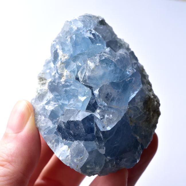 セレスタイト・エッグ ジオード 天使の卵 虹＆クリスタル マダガスカル