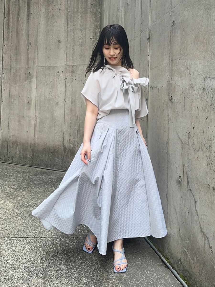 新作！ダイヤキルティングジャガードフレアスカート | FRAY I.D