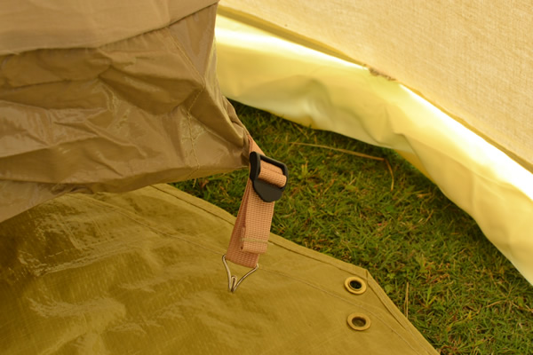 キャンバスキャンプ シブレー500 テントのインナー「1／4」を購入して