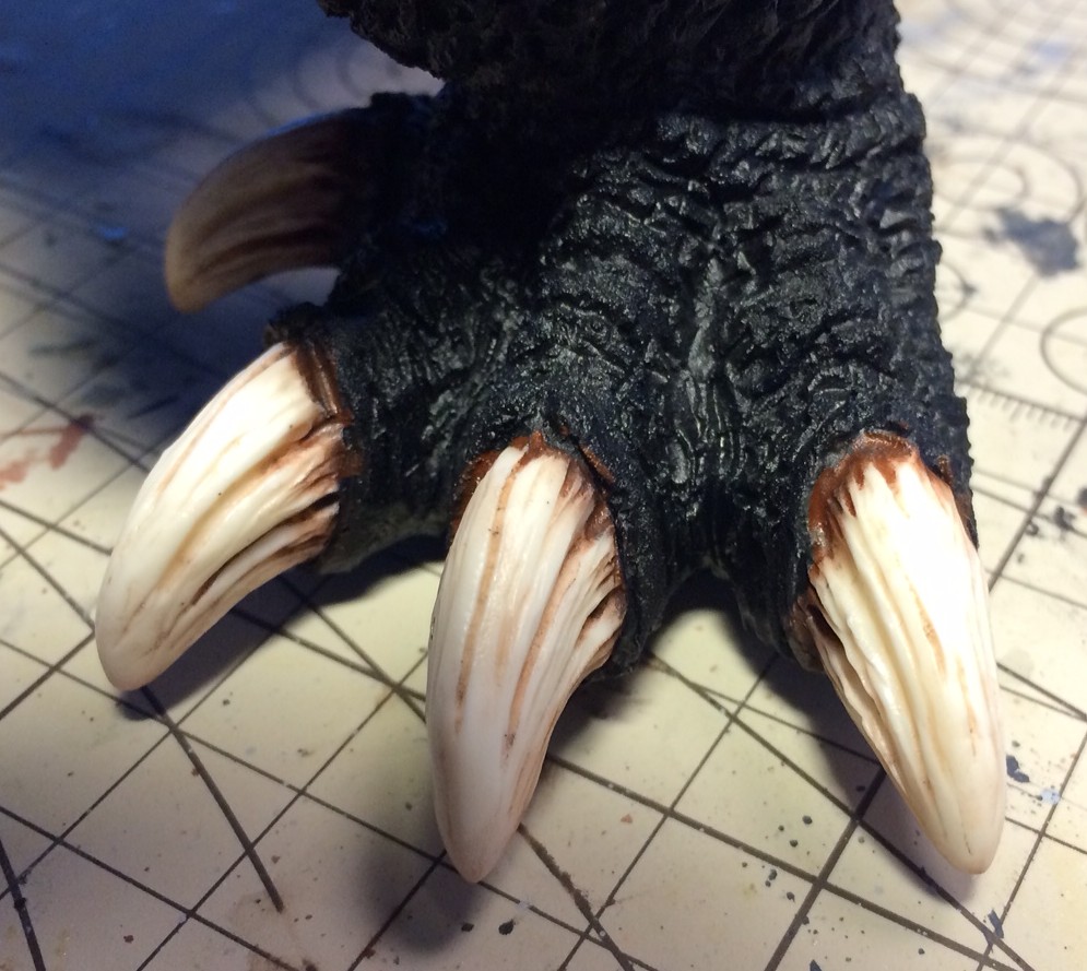 GMKゴジラの爪の塗装 | NegativeMindException