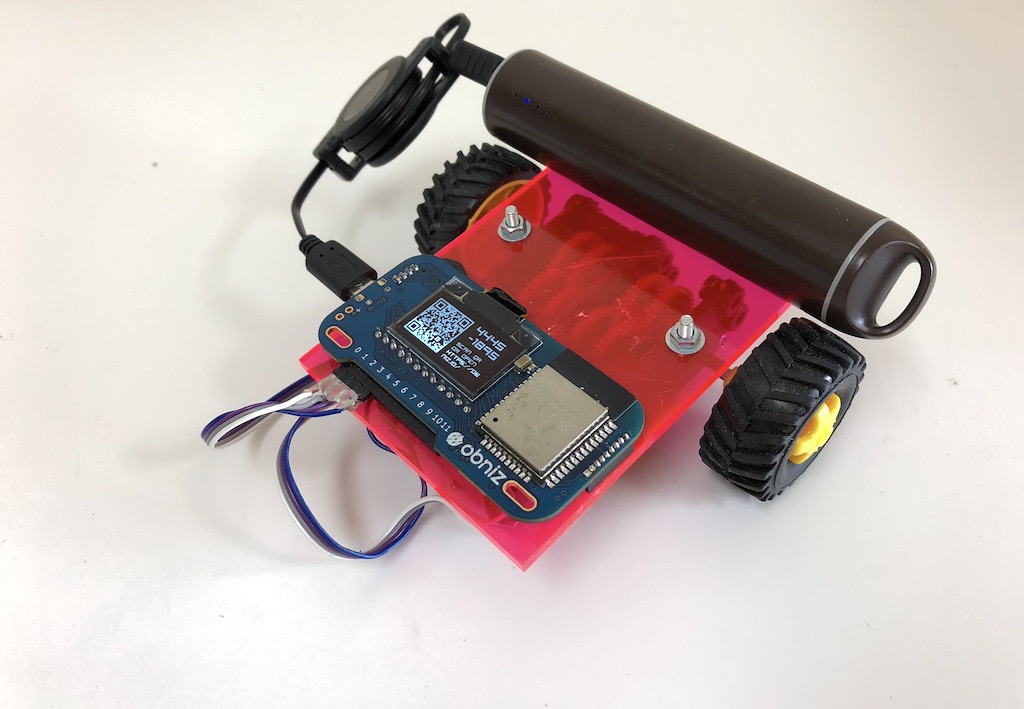 キッズプロジェクト] スマホで操作するラジコンをつくろう - obniz公式