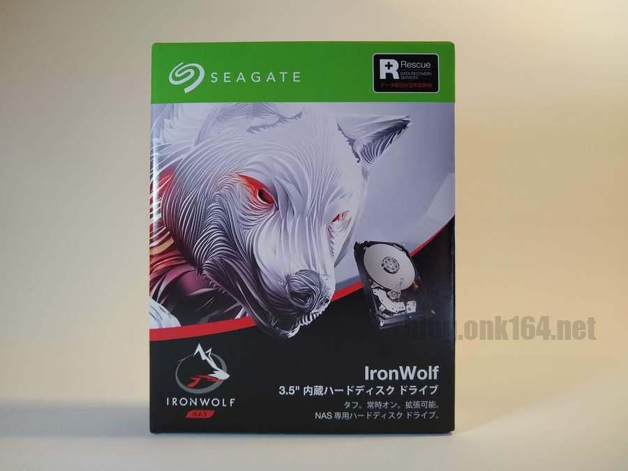 薄さ20.2mm NAS用 Seagate IronWolf 4TBのSMART情報と外観紹介。CMR