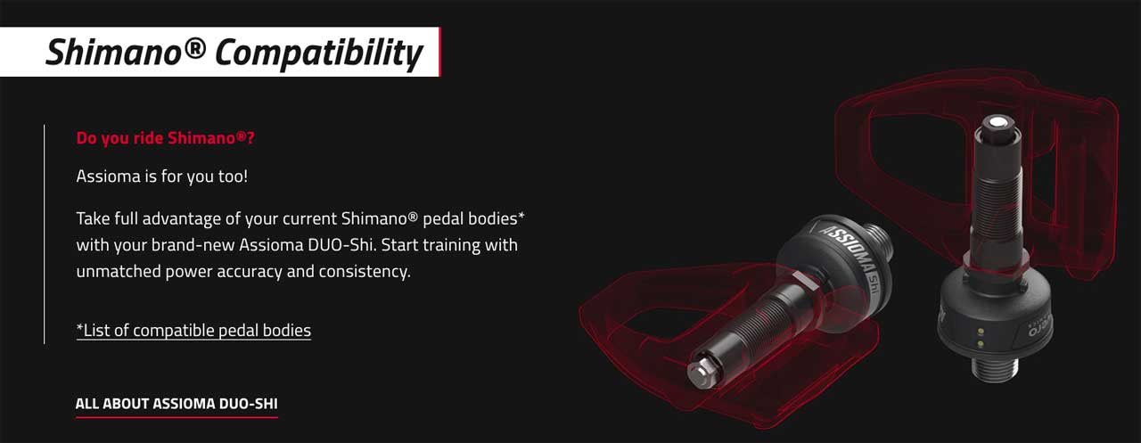 Favero Assioma DUO-Shi シマノSPD-SL互換パワーメーターペダルが正式