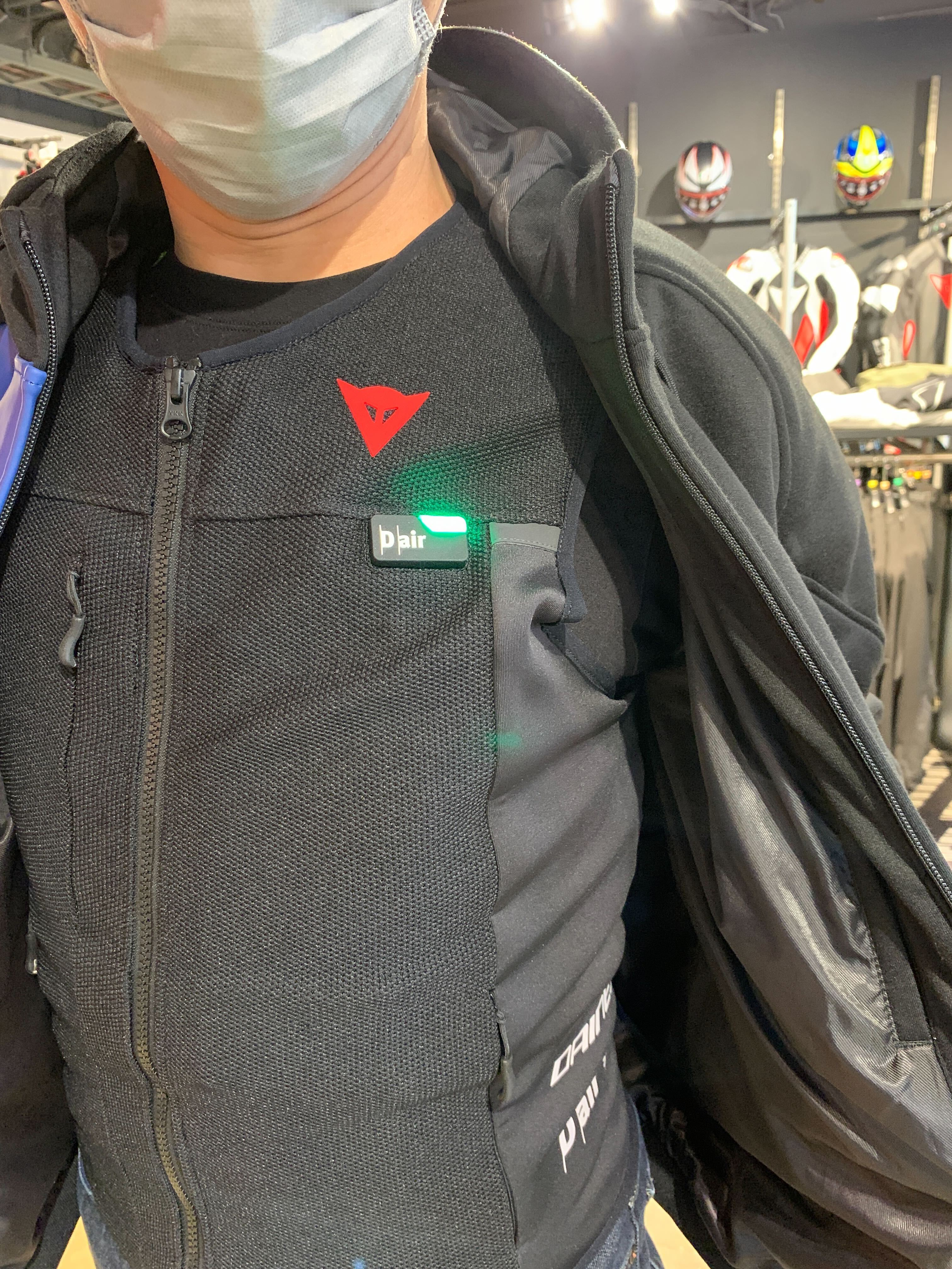 バイク用エアバッグベスト】スマートジャケットのサイズ感と