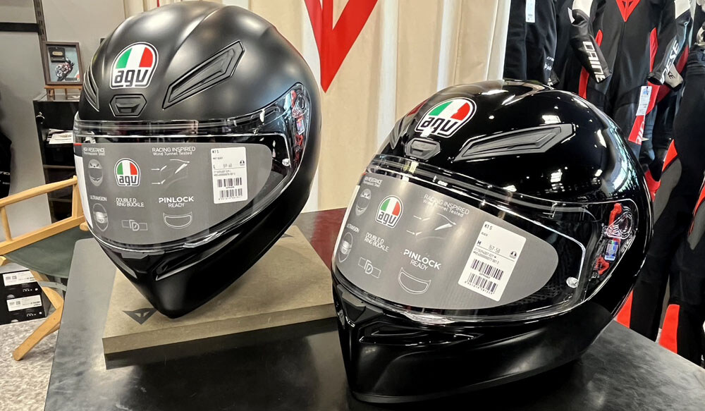 AGV K1 S 「BLACK」&「MATT BLACK」再入荷！