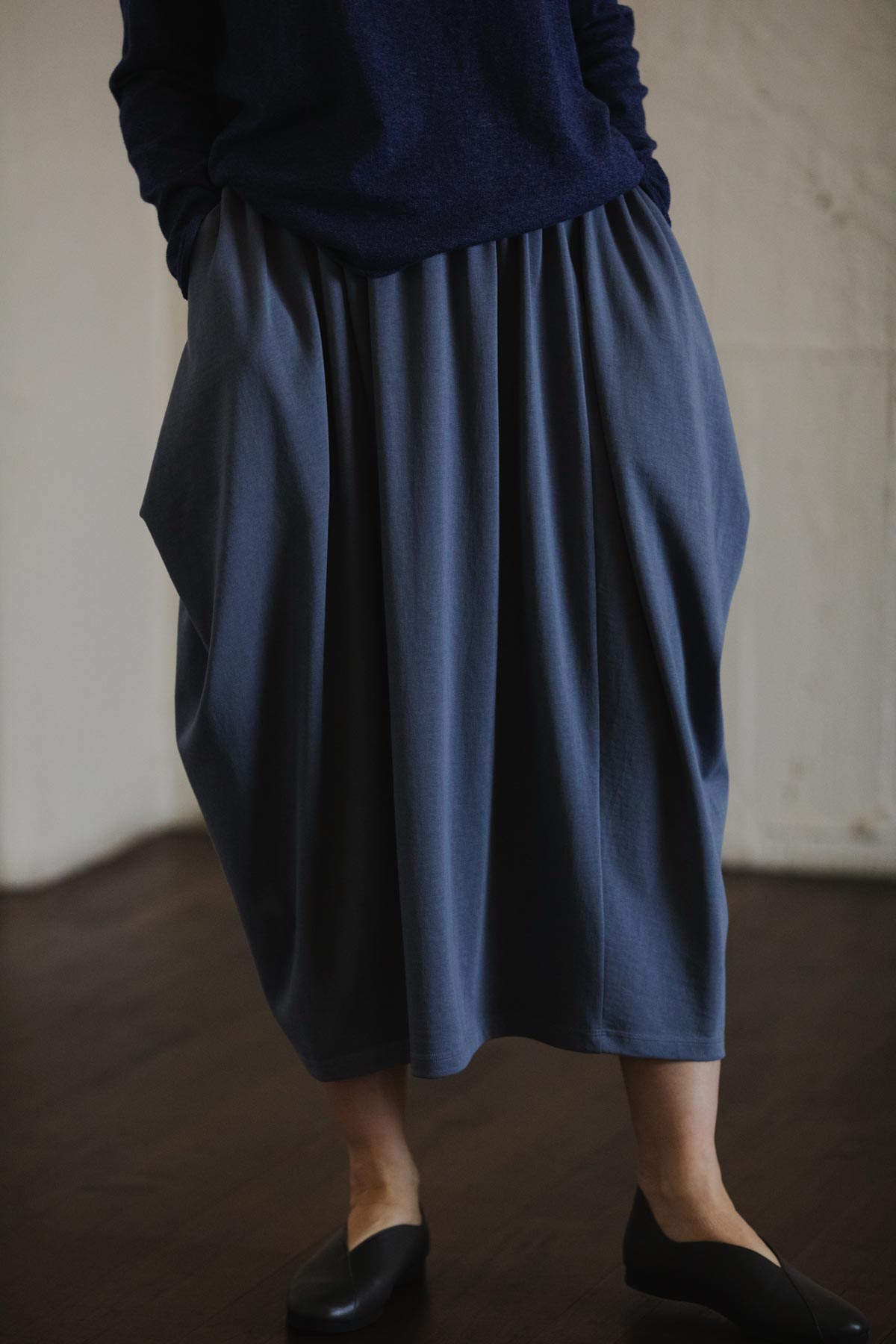 コットン天竺のバルーンスカート | Jurgen Lehl etc.