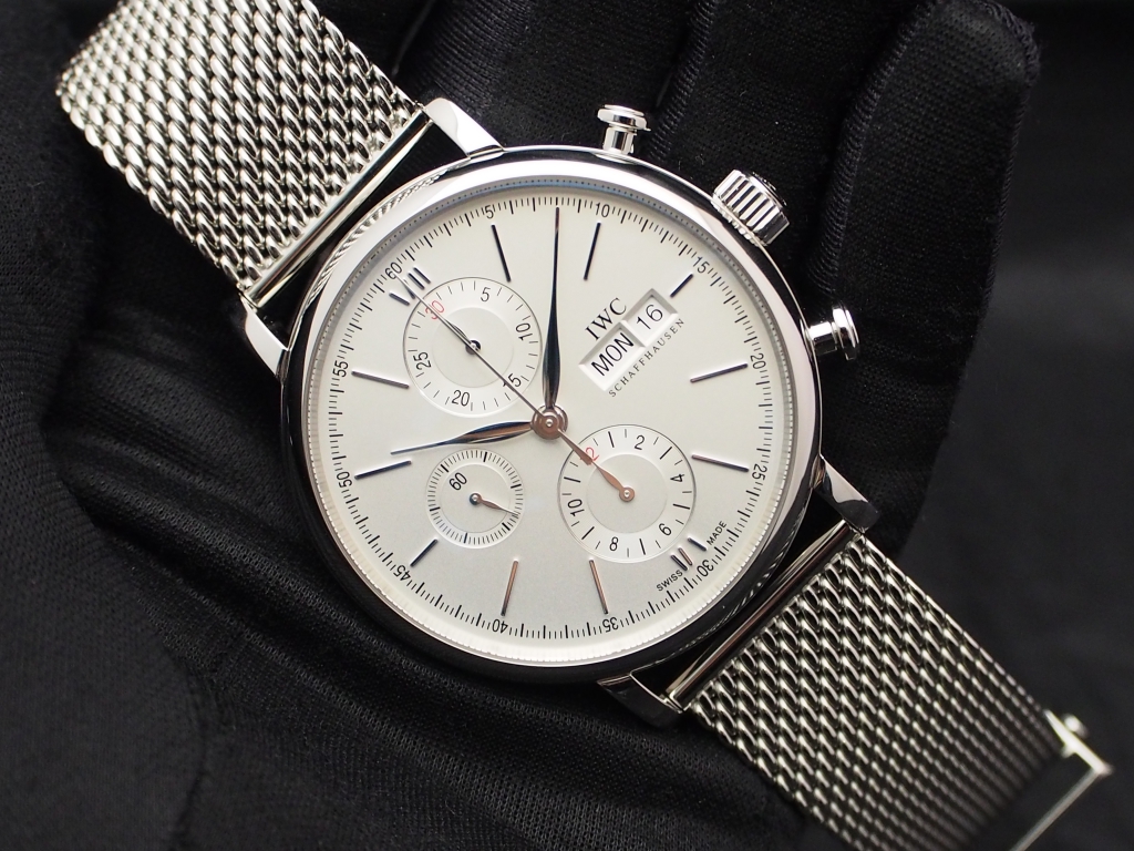 メッシュベルトがしなやかなフィット感を演出 IWC「ポートフィノ