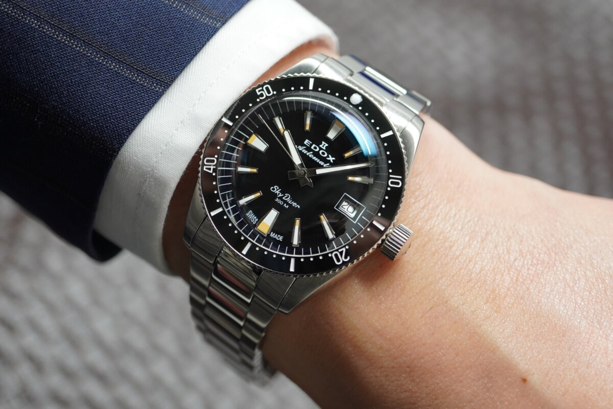 EDOX ミリタリーウォッチの復刻コレクション【スカイダイバー