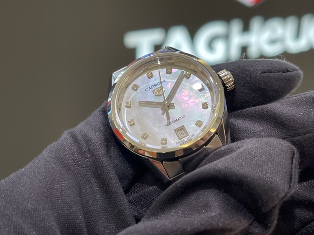 タグ・ホイヤー】新作！！ダイヤモンドの輝きが止まらない！カレラ
