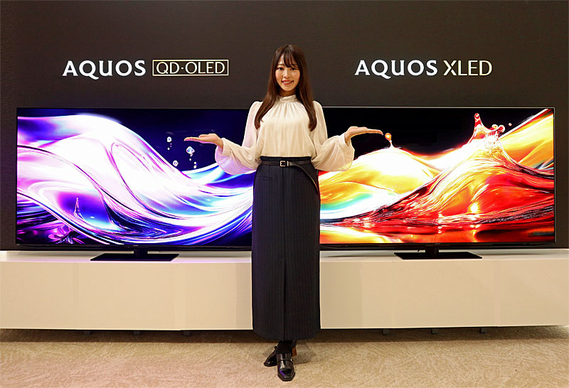 エンタメはAQUOSにおまかせ！①『AQUOS QD-OLED』・『AQUOS XLED』新