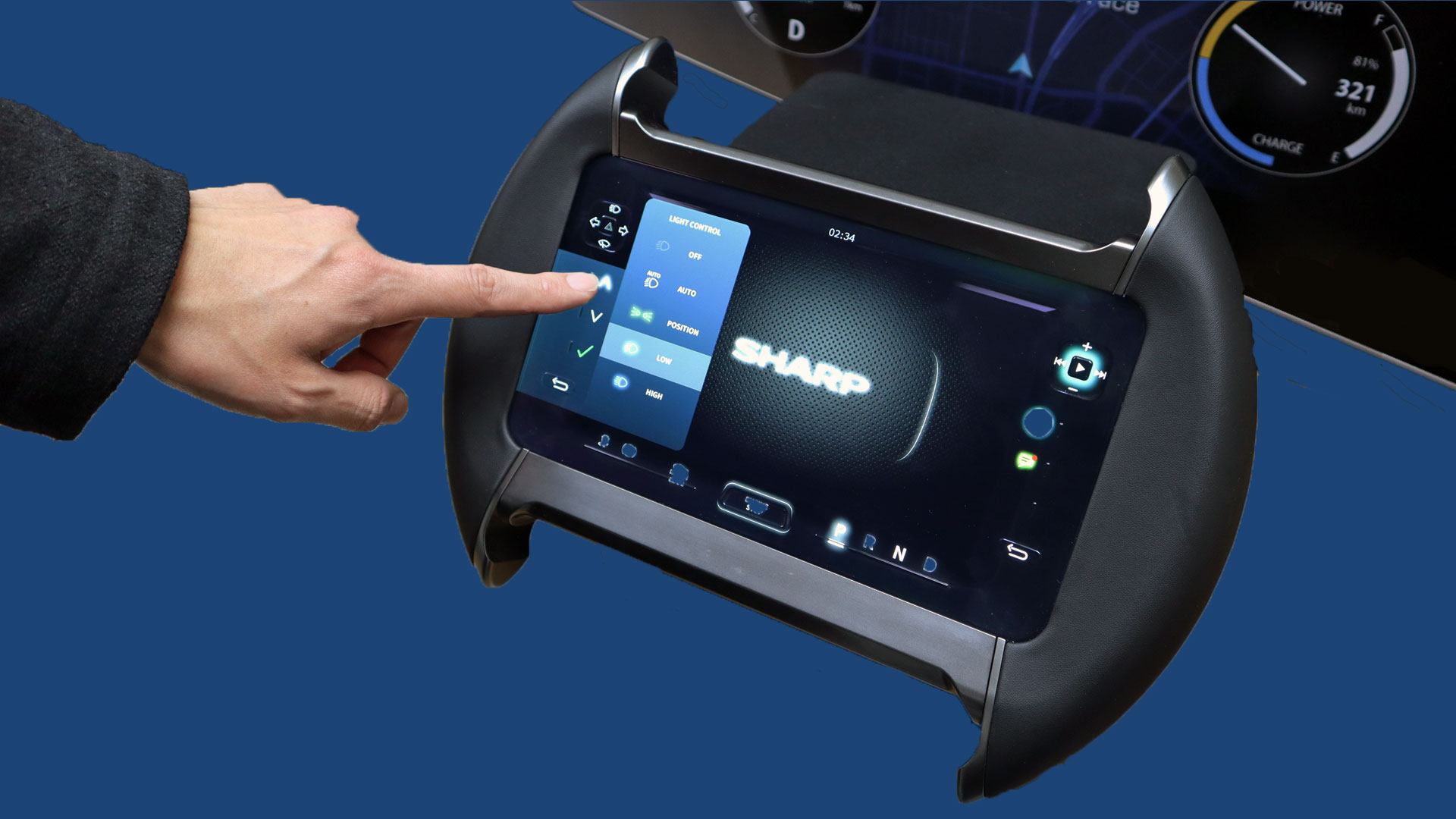 ボタンがなくても押したようなクリック感！ 近未来のデバイス