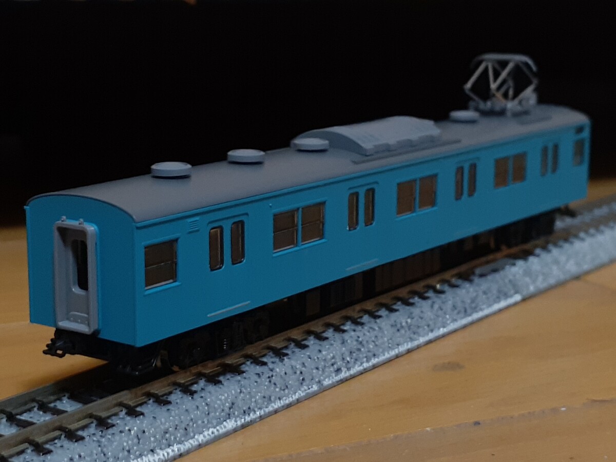 Tomix JR103系通勤電車（JR西日本仕様・黒サッシ・スカイブルー）の