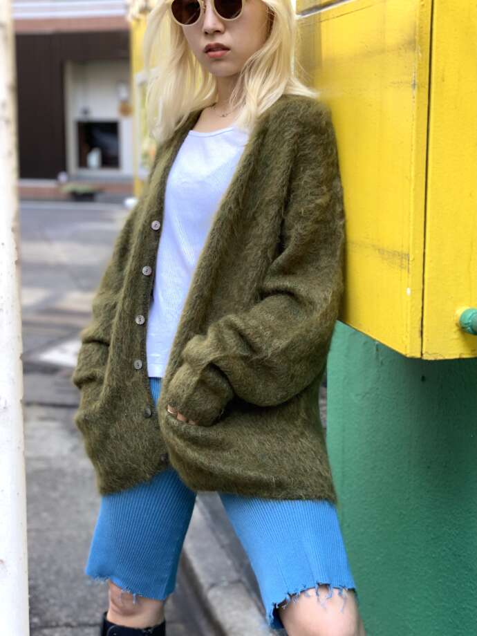 FRAGILE Mohair Cardigan | Lemontea