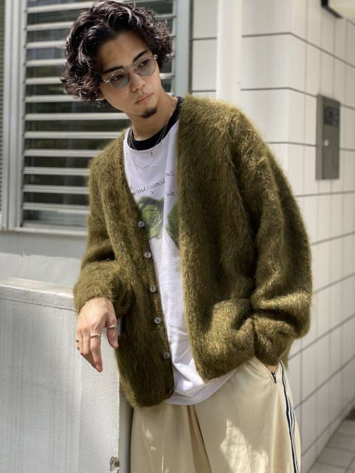 FRAGILE Mohair Cardigan | Lemontea