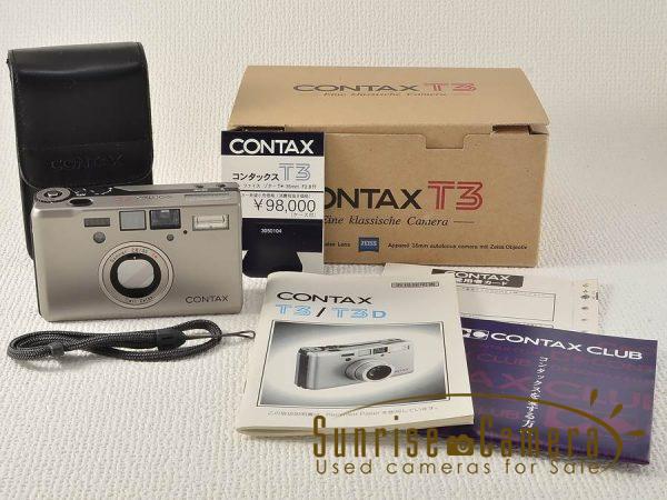 CONTAX T3／最後の・最高の高級コンパクトカメラサンライズカメラ公式