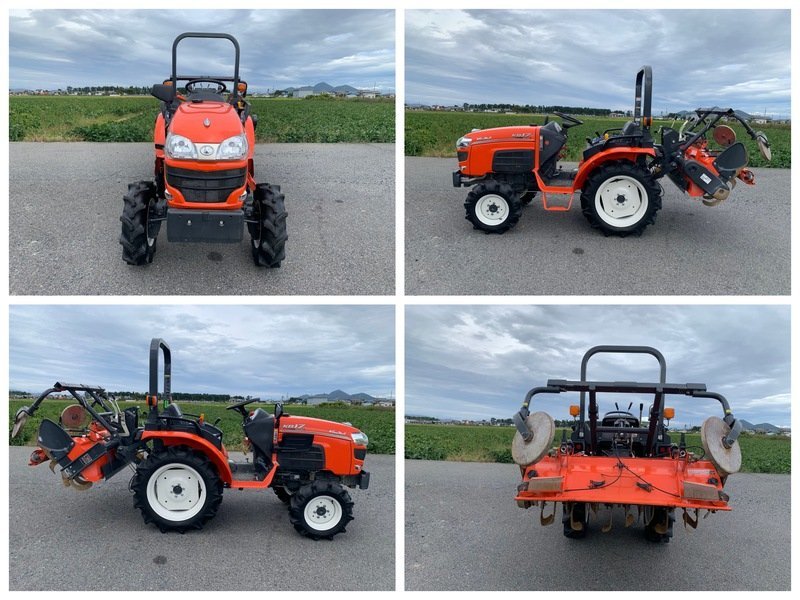 中古農機具 － 【117h】KB17XF クボタ トラクター kingbull 自動水平