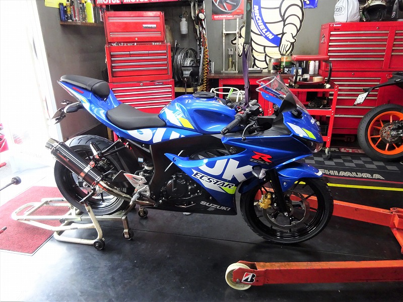 BT39 to GSX-R125 | REIRA-SPORTS レイラスポーツ ブログ