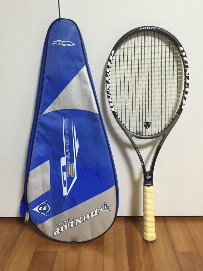 DUNLOP] Muscle Weave 200G 90빵 리뷰~ (미드 라켓비교 포함