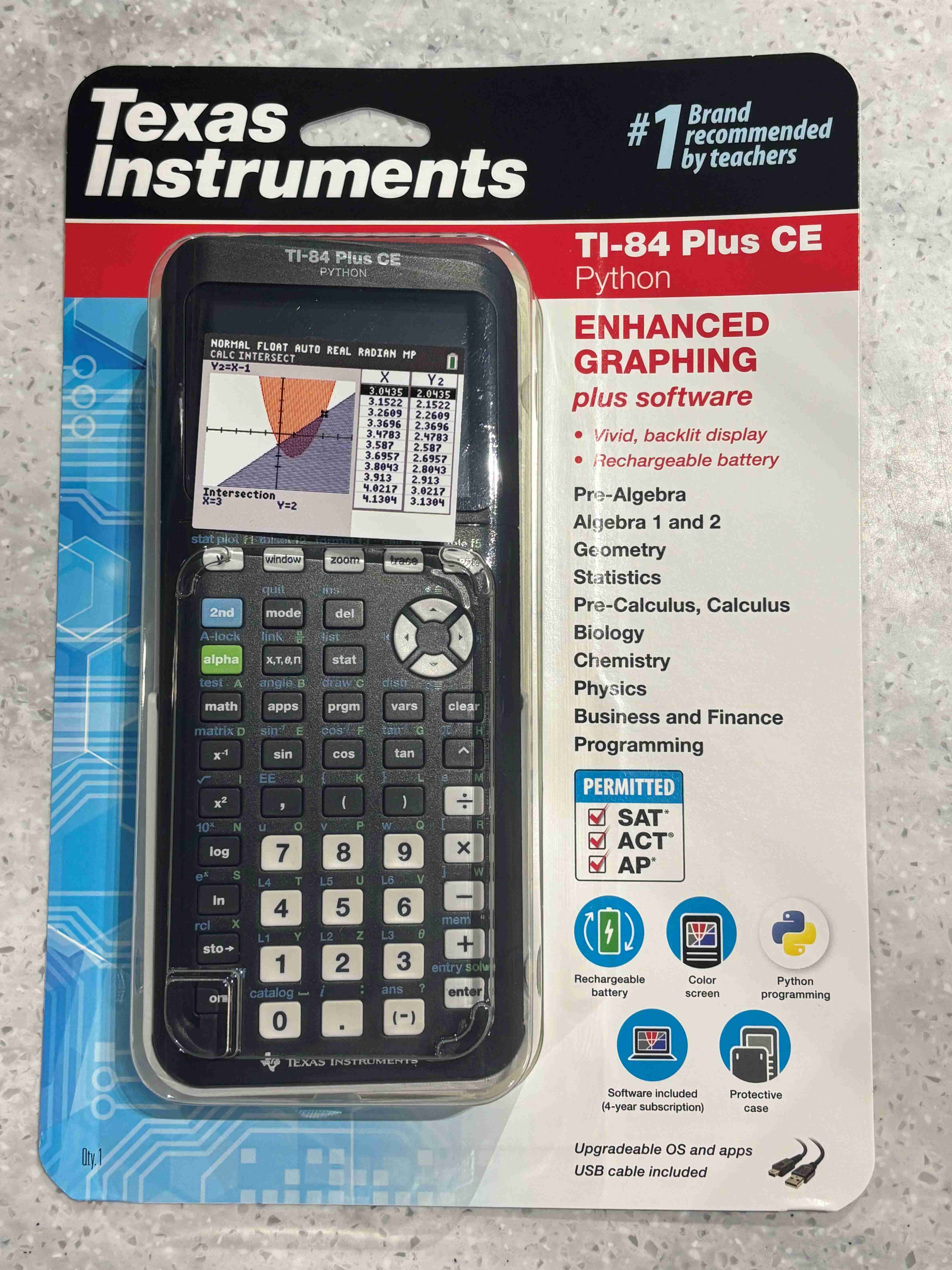 Texas Instruments I-84 Plus CE Black | Bloomsburg University Store