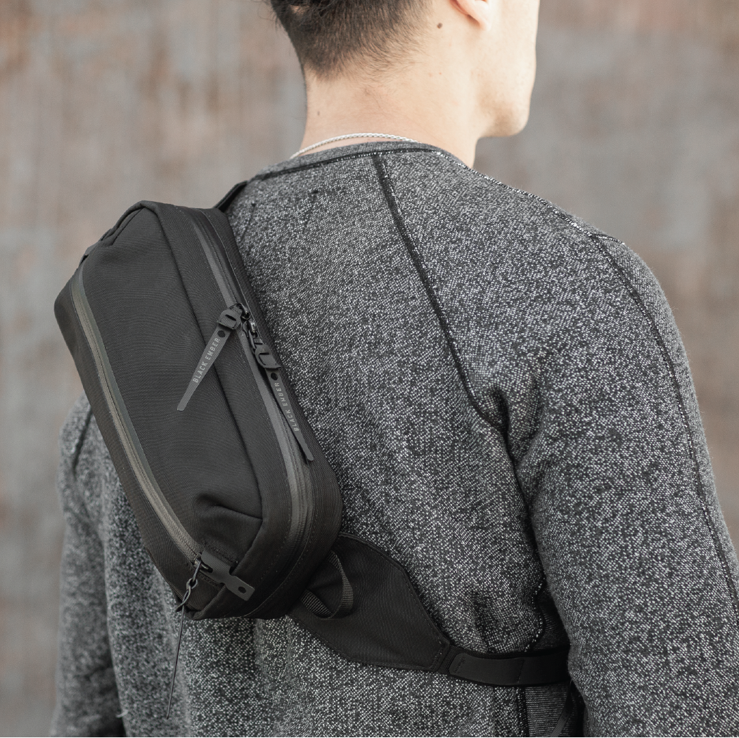 Black Ember TKS CORDURA® RN66 Velocity 2.5L - Jet Black | Sling